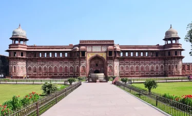 Agra Fort red sandstone Mughal architecture in India