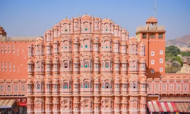 Hawa Mahal pink palace Jaipur Rajasthan India
